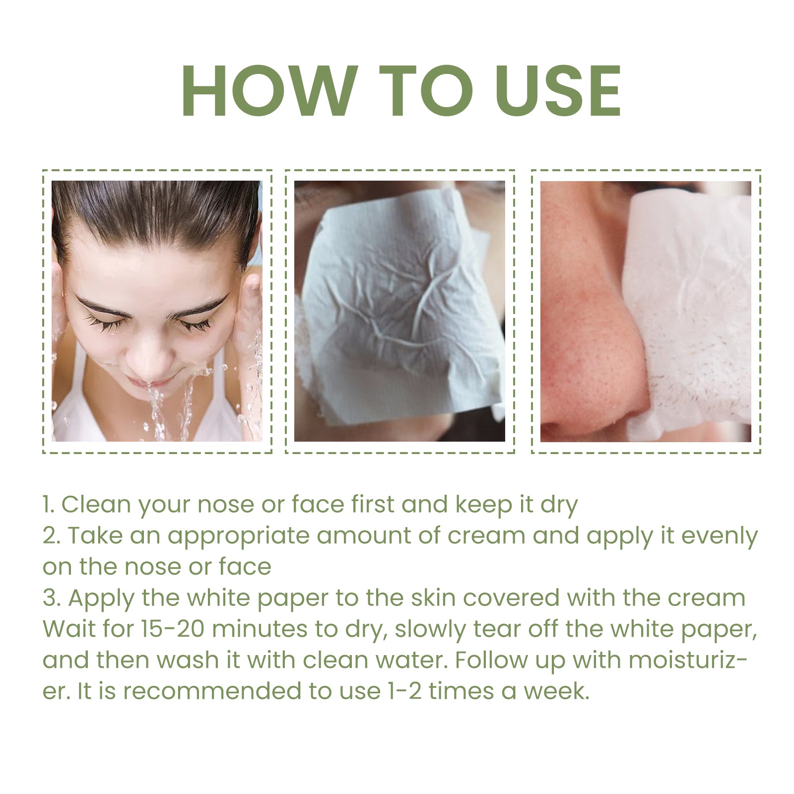 Blackhead Remover Tools -15g Blackhead Creamwith 40Pcs Blackhead Pore Strips